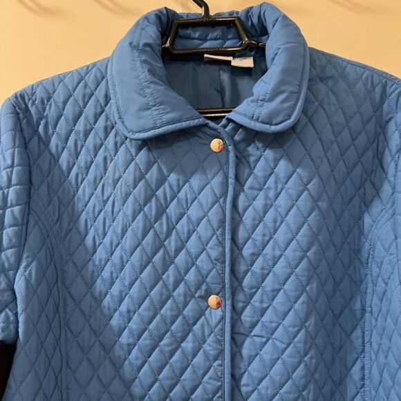 Princess Cruises Blue Quilted Snap Button Polyester LS Winter Jacket Size XXL - Picture 4 of 12